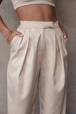 Formal high waisted dragon trousers.