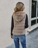 Autumn Polar Fleece Sleeveless Hoody Jacket with Pockets